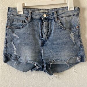 Denim Distressed Women's Shorts
